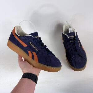 Reebok Club C Grounds Sneakers Men's 9 Vector Navy Lightweight Lace-Up Low Top